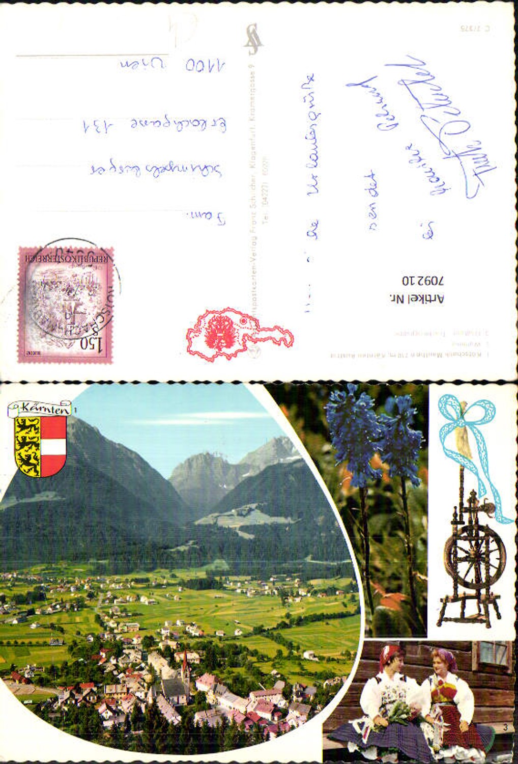 709210 Kötschach Mauthen Wulfenia Gailtaler Trachtengruppe