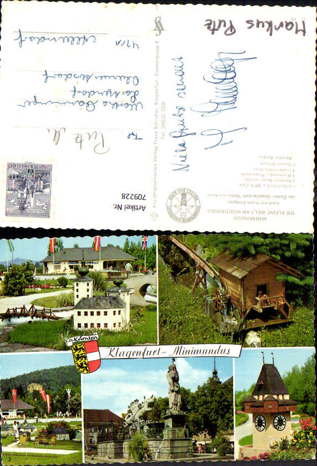 709228 Mehrbild AK Klagenfurt Wörthersee Minimundus