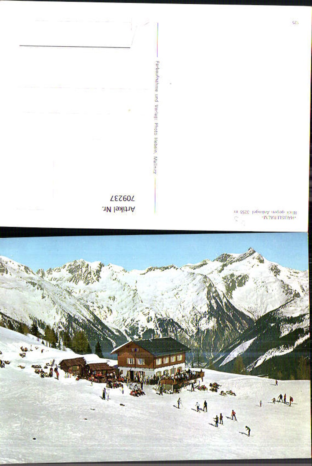709237 Mallnitz Häusleralm View towards Ankogel Winter sports