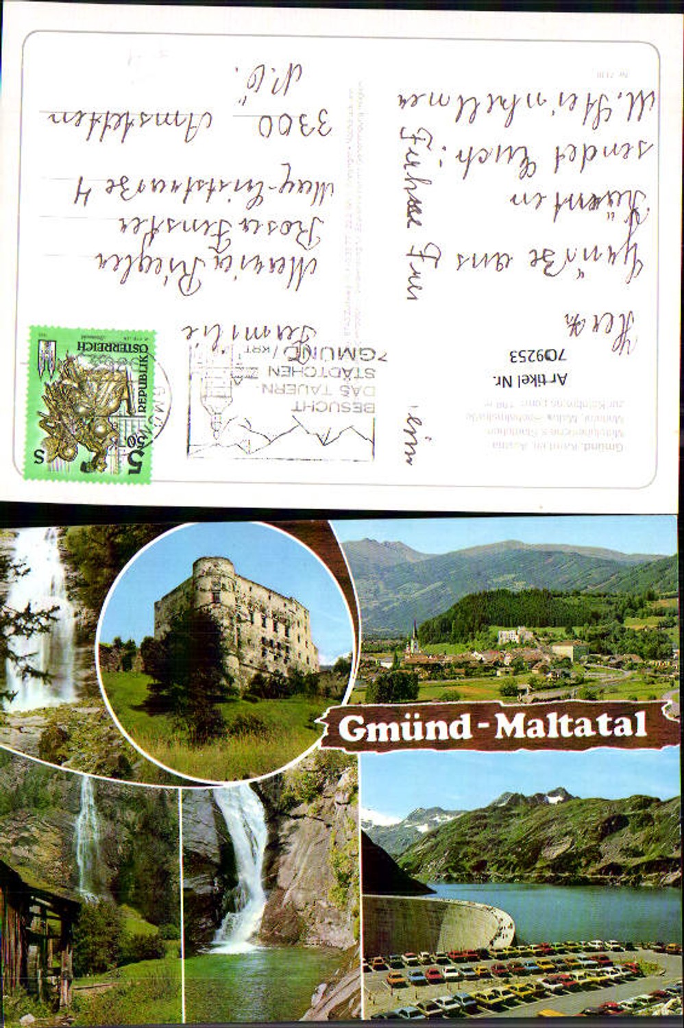 709253 Multi-image AK Gmünd i. Kärnten Maltatal Malta-Hochalmstraße Kölnbreinsperre