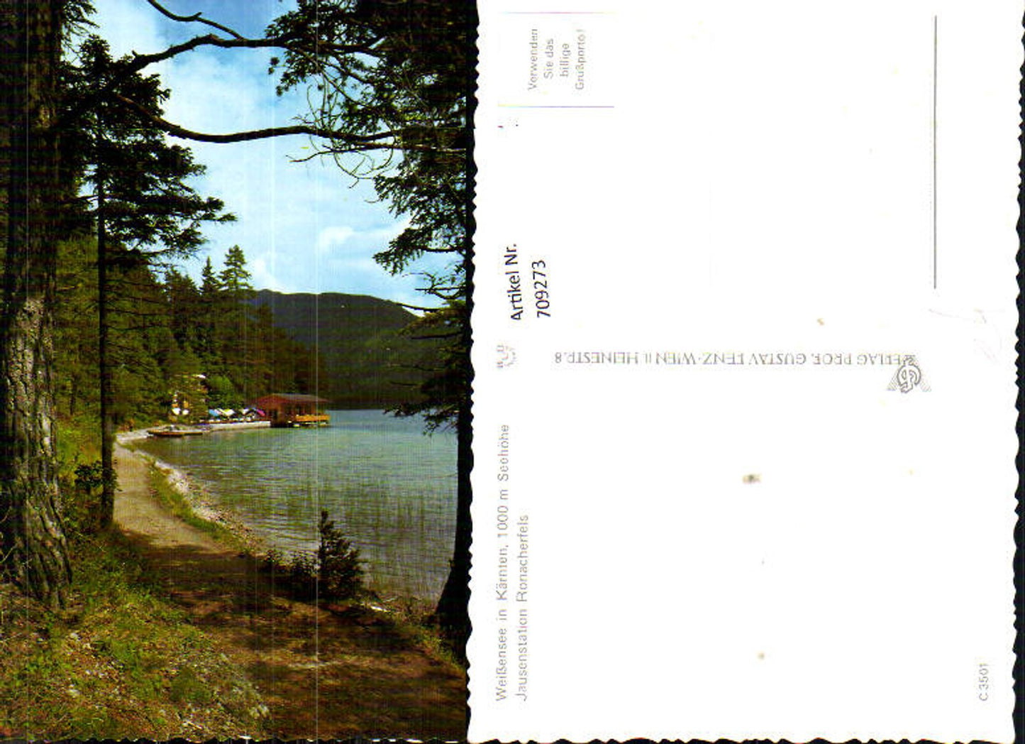 709273 Weißensee i. Kärnten Jausenstation Ronacherfels Neusach a. Weissensee