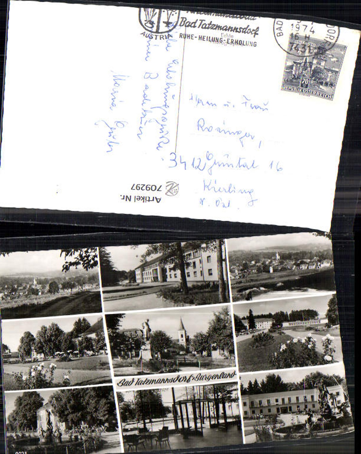 709297 Mehrbild AK Bad Tatzmannsdorf Ansichten