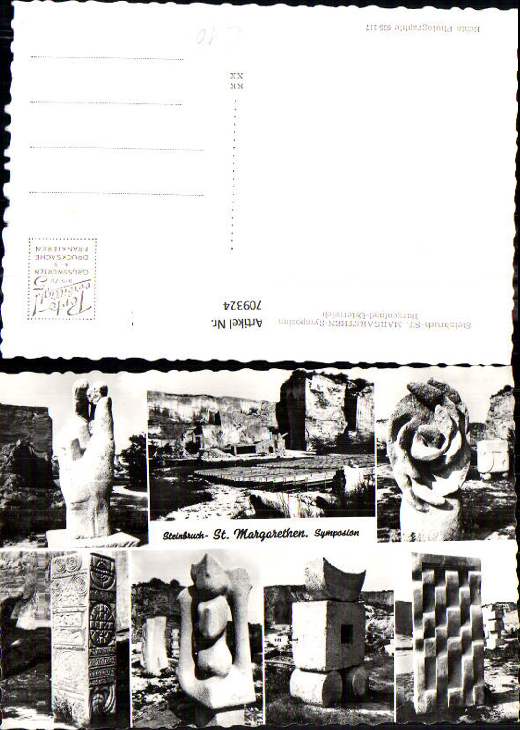 709324 Mehrbild AK St Margarethen Steinbruch Symposion