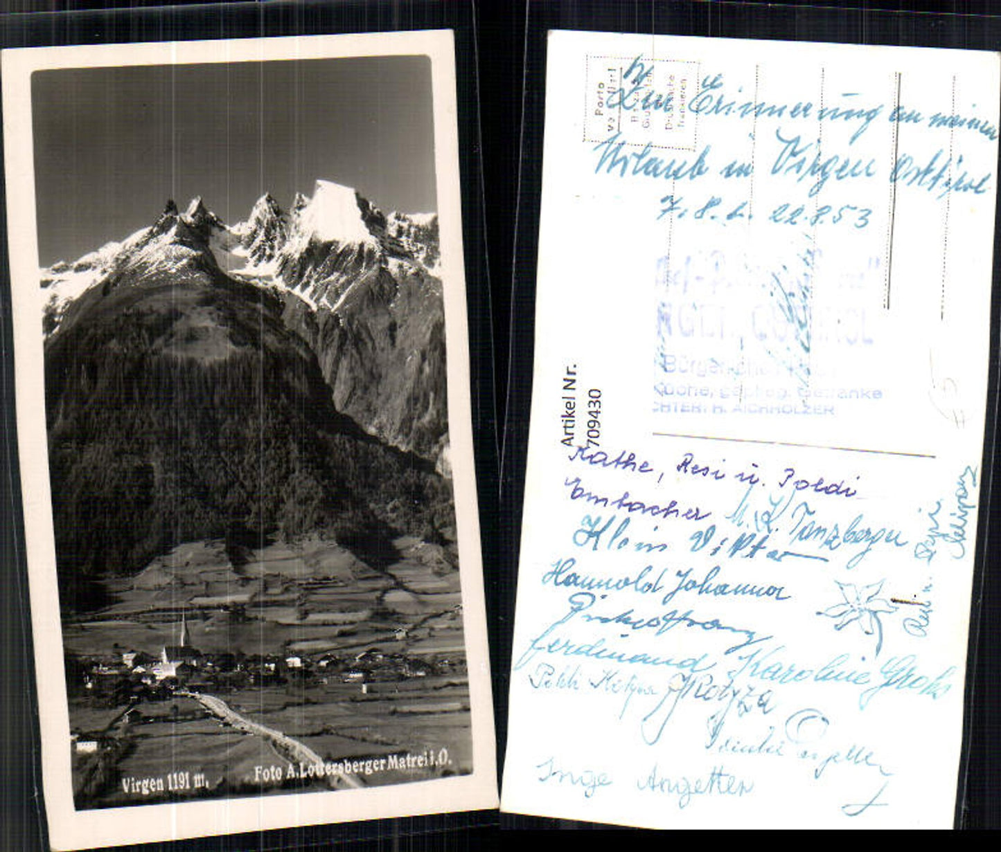Alte Ansichtskarte – Old Postcard