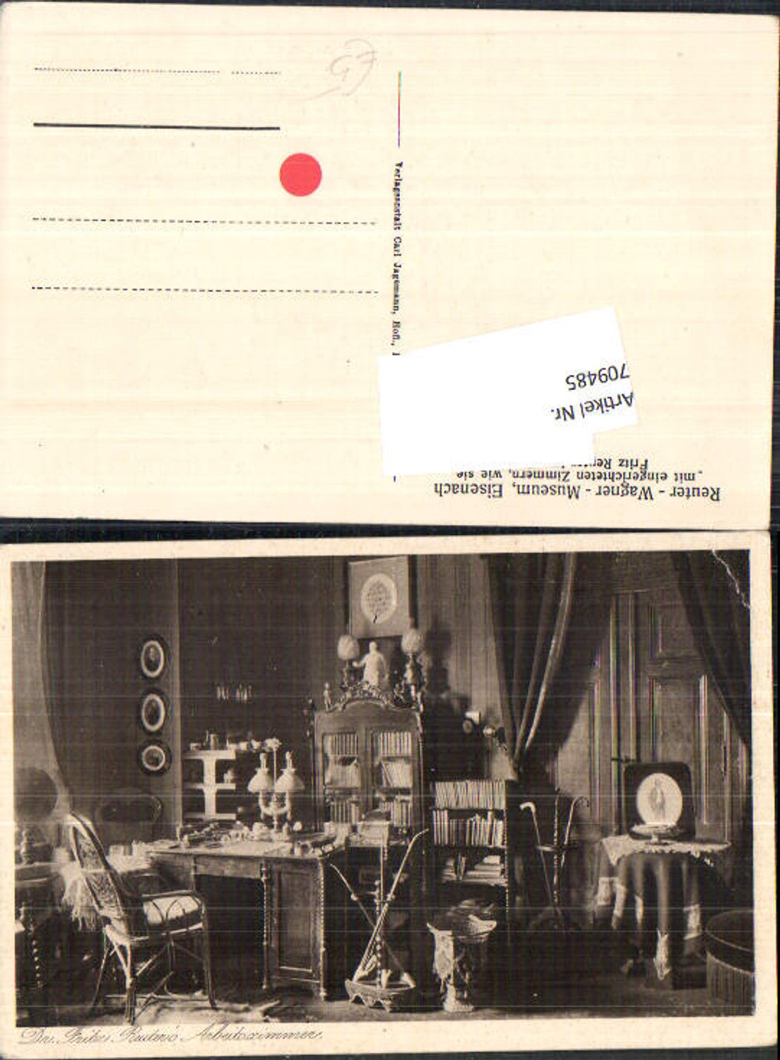 709485 Fritz Reuter Wagner Museum Eisenach