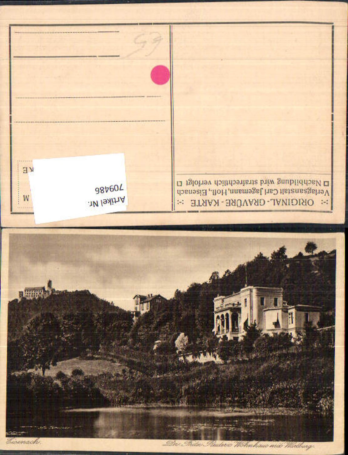 709486 Eisenach Wartburg Reuter Wohnhaus