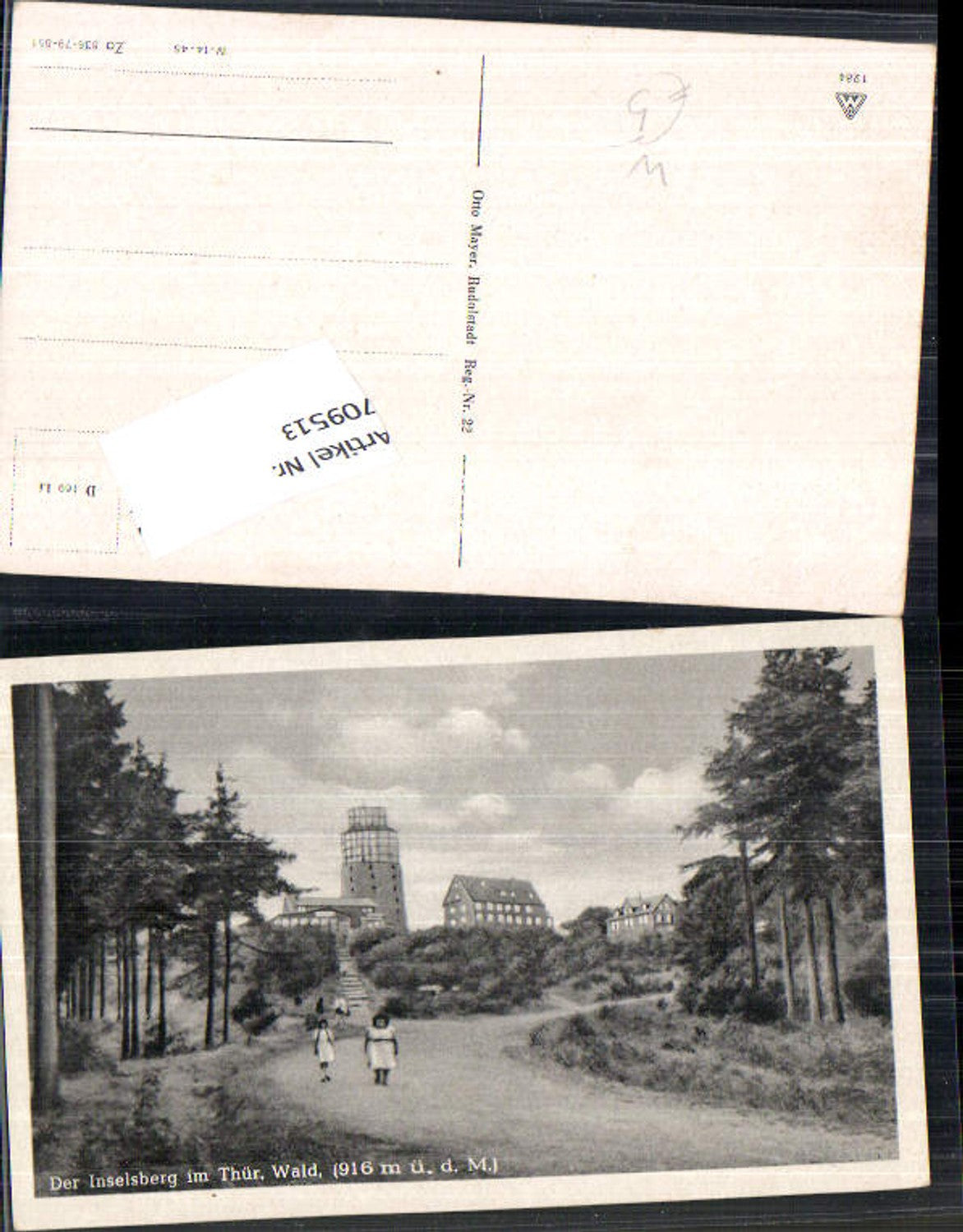 709513 Inselsberg in the Thuringian Forest Rudolstadt Rennsteig Tabarz Gotha