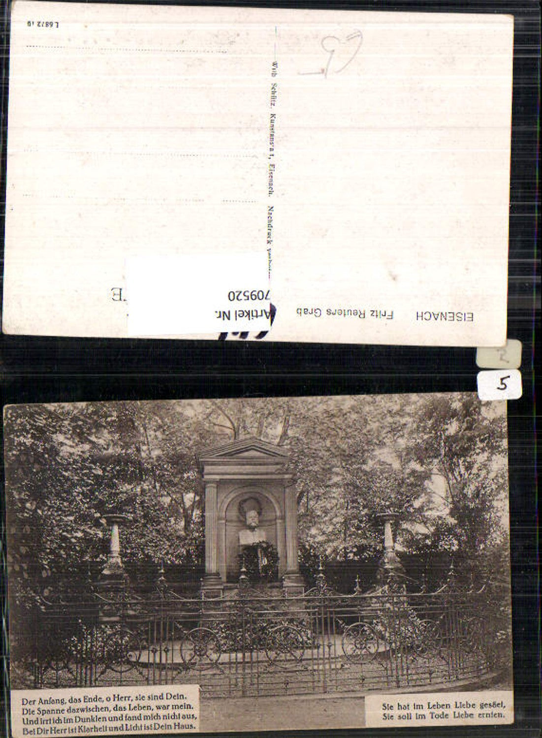 709520 Fritz Reuter Grab Eisenach