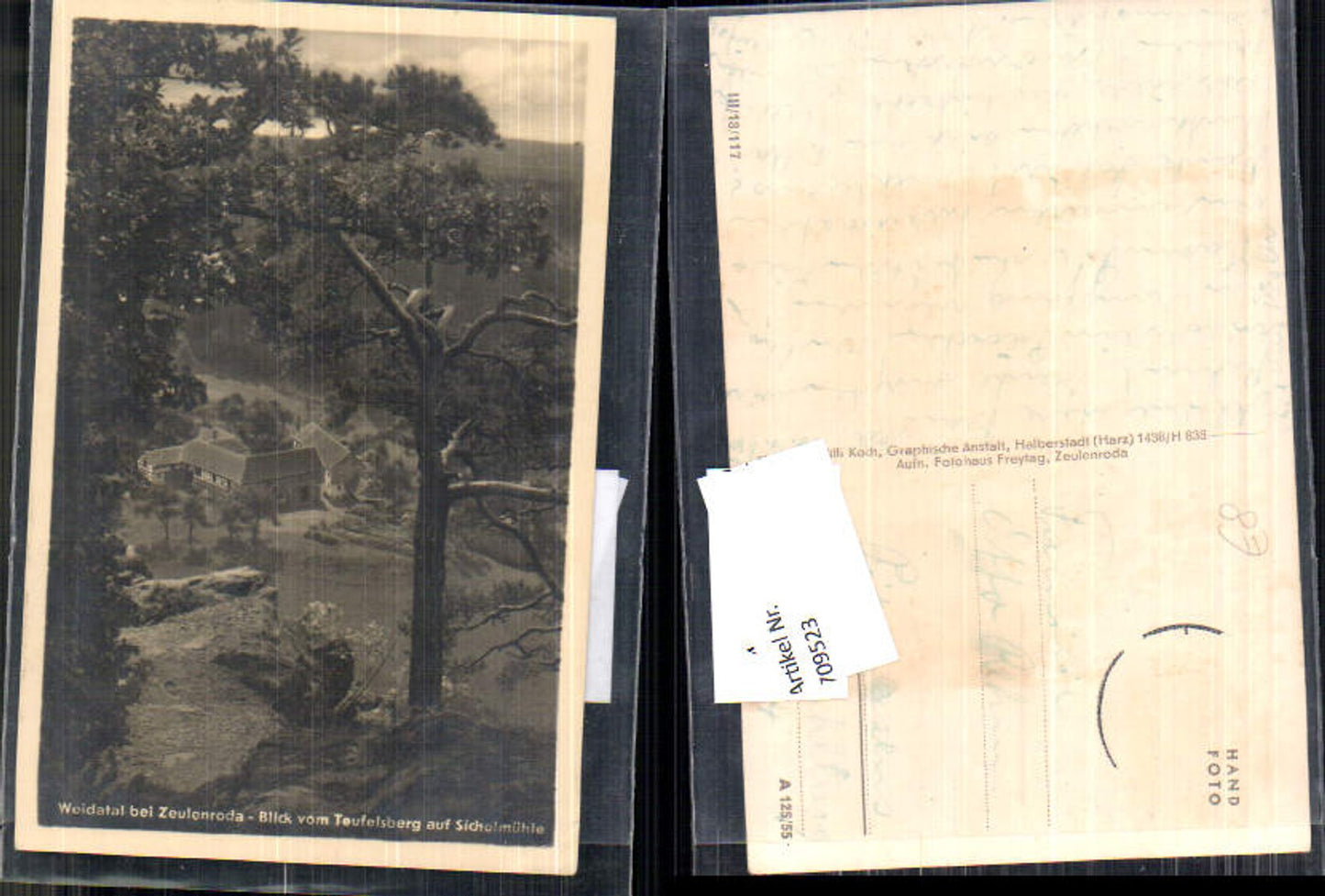 709523 Weidatal near Zeulenroda in Thuringia Teufelsmühle Sichelmühle