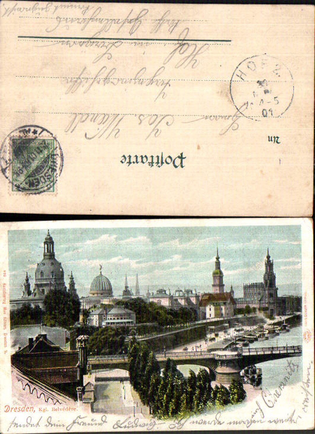 709651 Dresden Belvedere pub Louis Glaser 820 Stp. Hof in Bayern