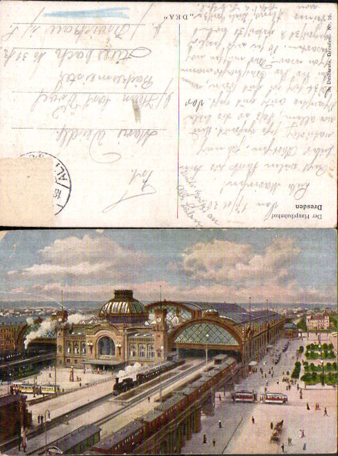 709654 Dresden Hauptbahnhof Bahnhof gel Auerbach Zwickau