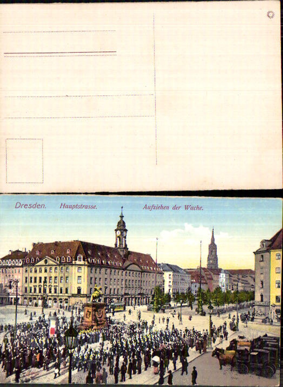 709686 Dresden hauptstraße Aufziehen der wache