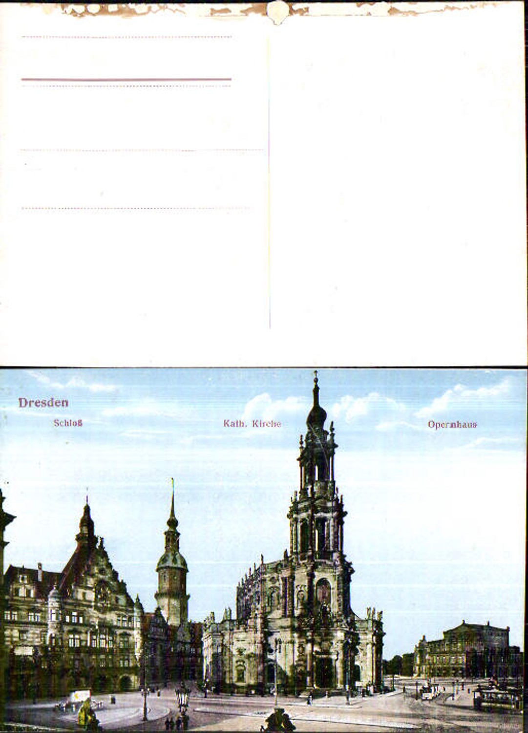 709687 Dresden Opernhaus Oper Kirche