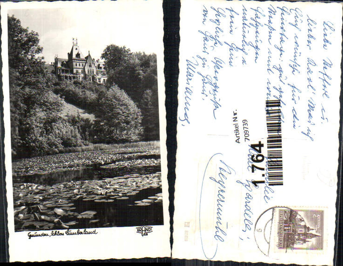 709739 Gmunden am Traunsee Schloss Cumberland pub Brandt I/29