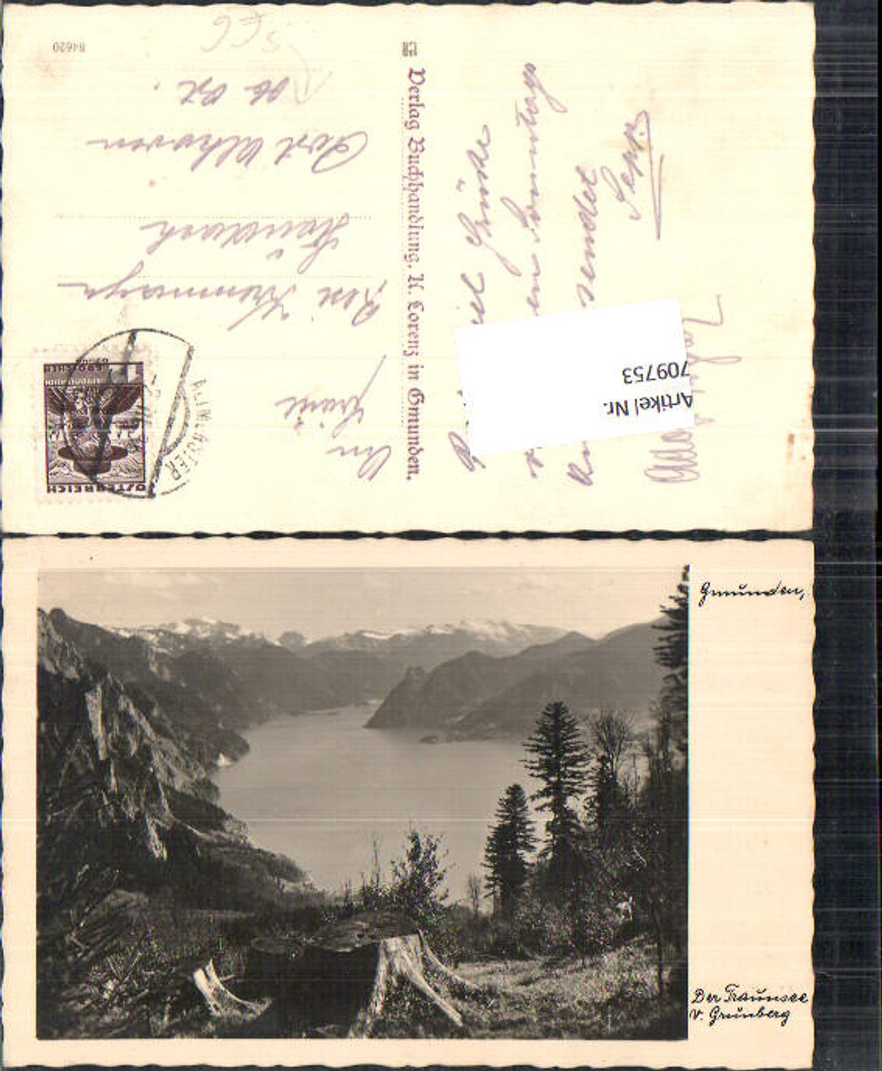 709753 Gmunden am Traunsee Grünberg pub K. Lorenz