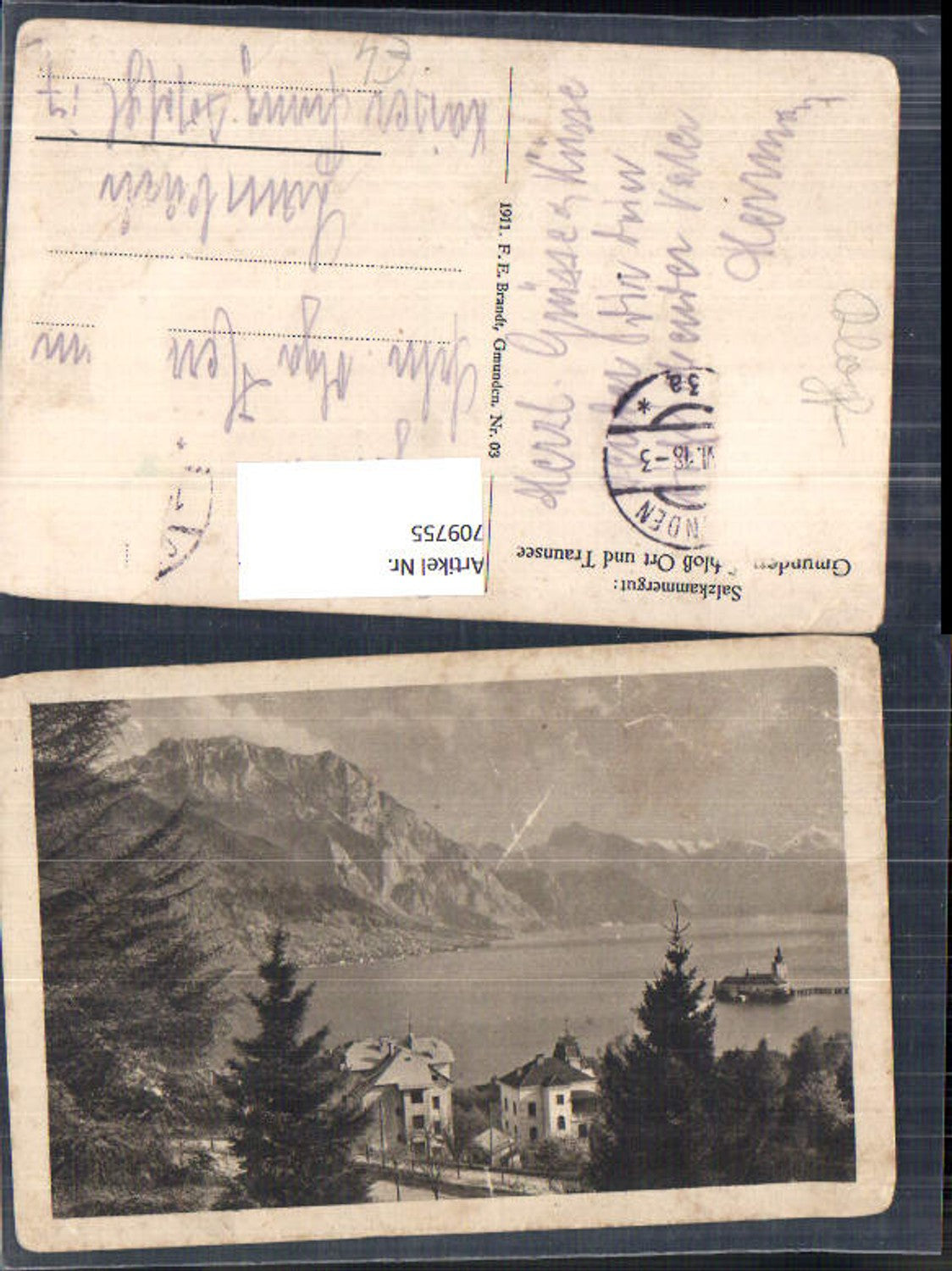 709755 Gmunden am Traunsee Ort Schloss pub Brandt 03