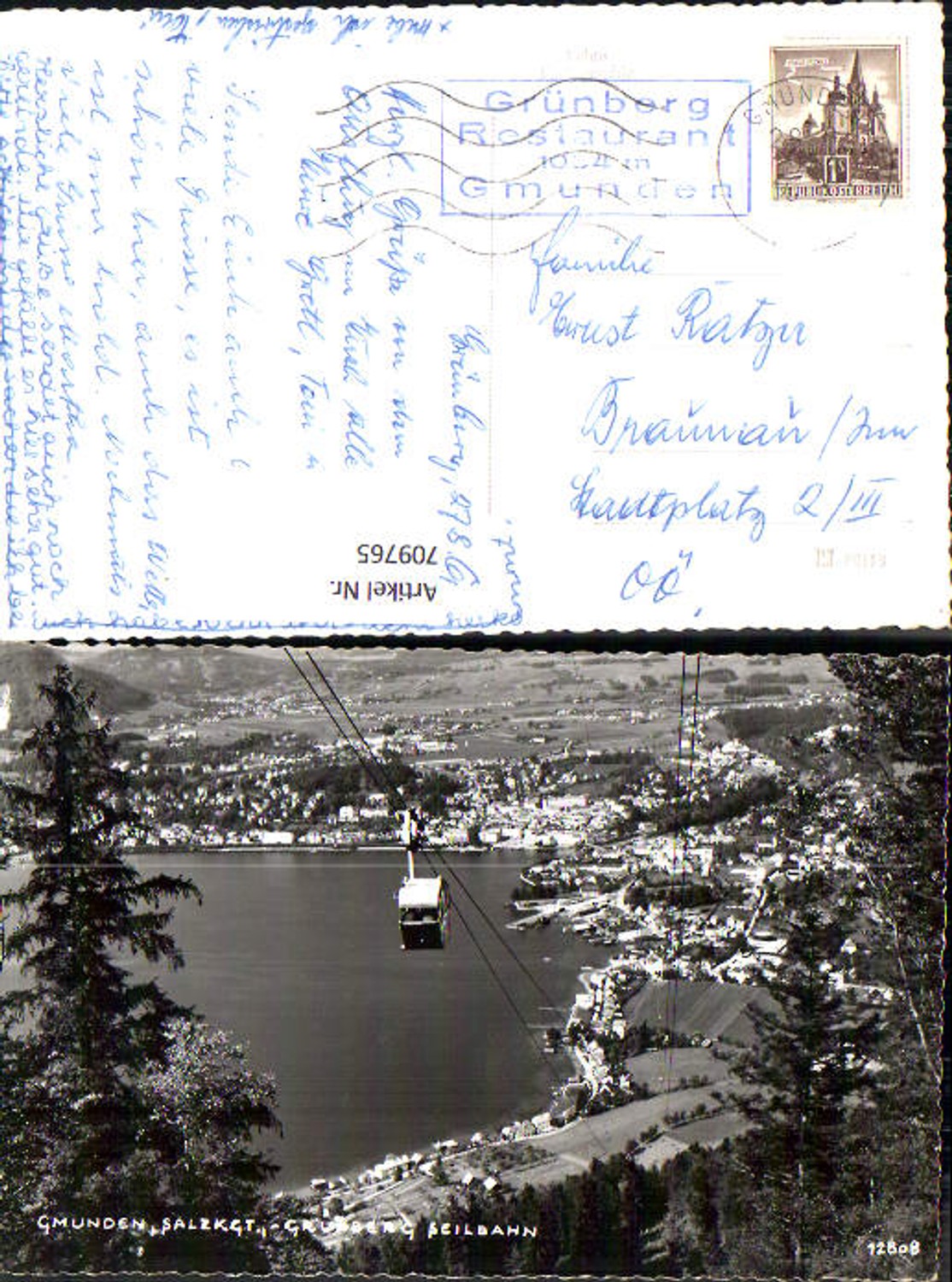 709765 Gmunden am Traunsee Grünberg Seilbahn