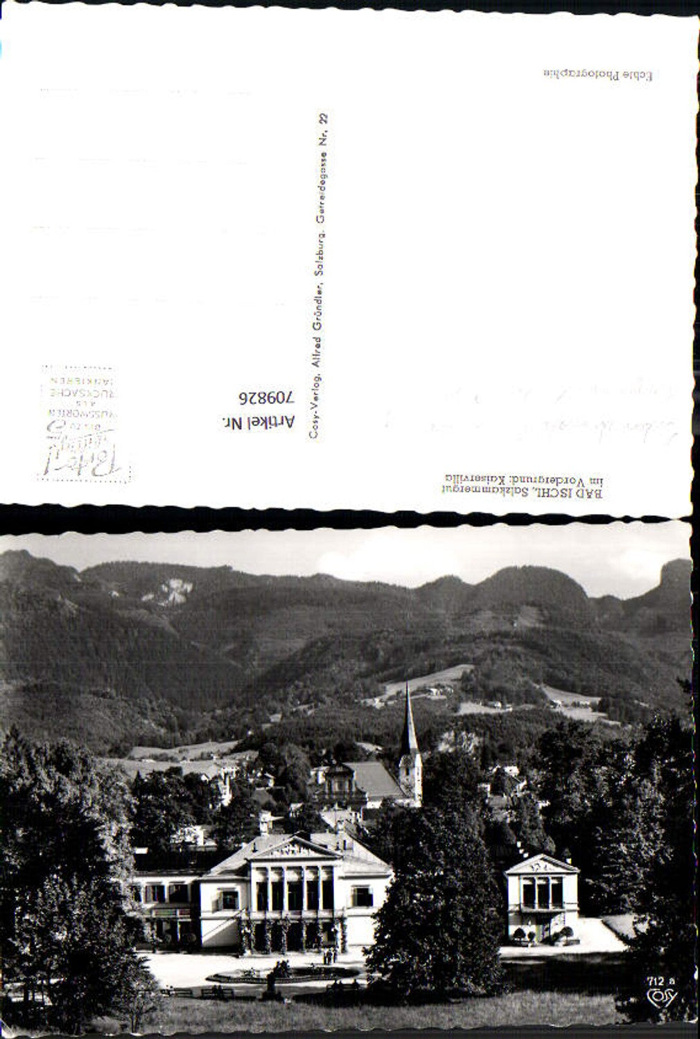 709826 Bad Ischl Kaiservilla pub Cosy 712a