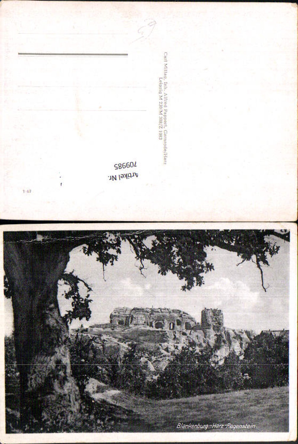 709985 Blankenburg Harz Regenstein