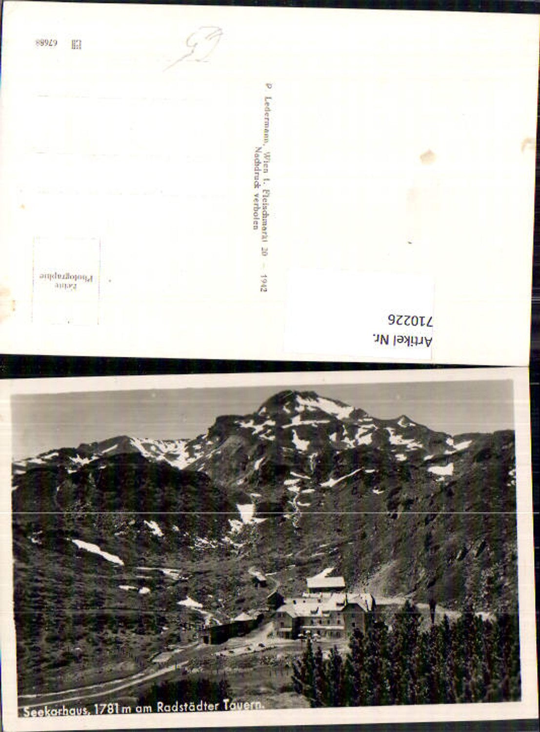 Alte Ansichtskarte – Old Postcard