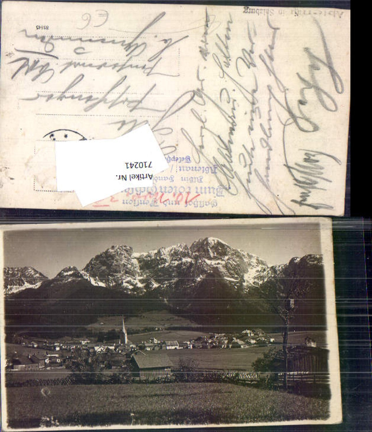 Alte Ansichtskarte – Old Postcard