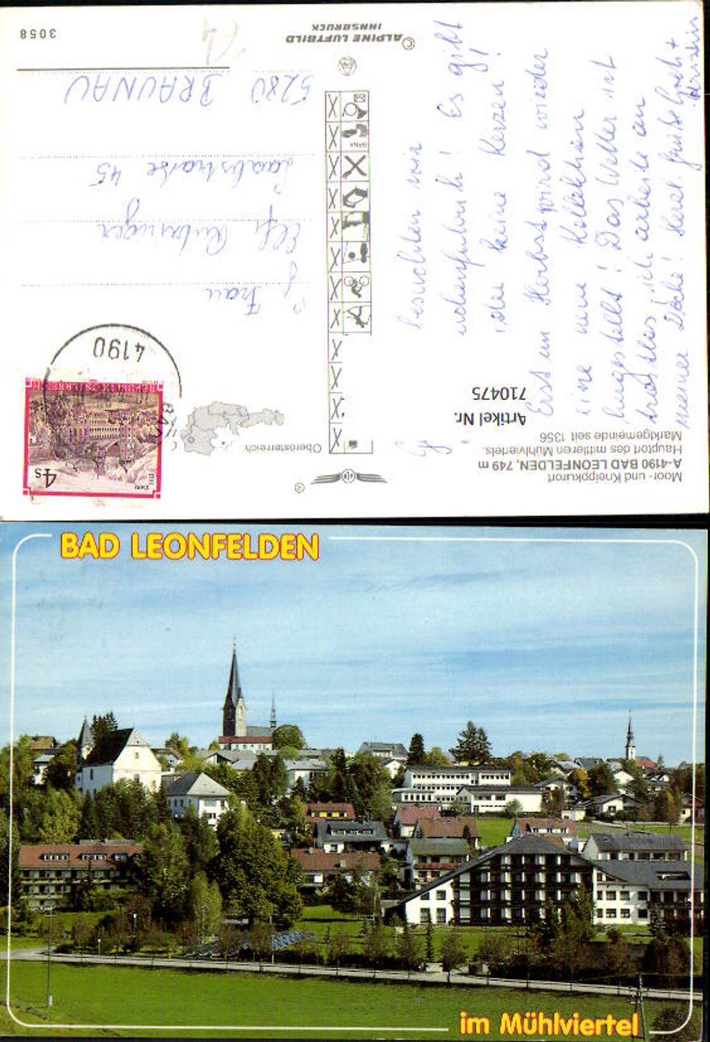 710475 Bad Leonfelden pub Alpine Luftbild 3058