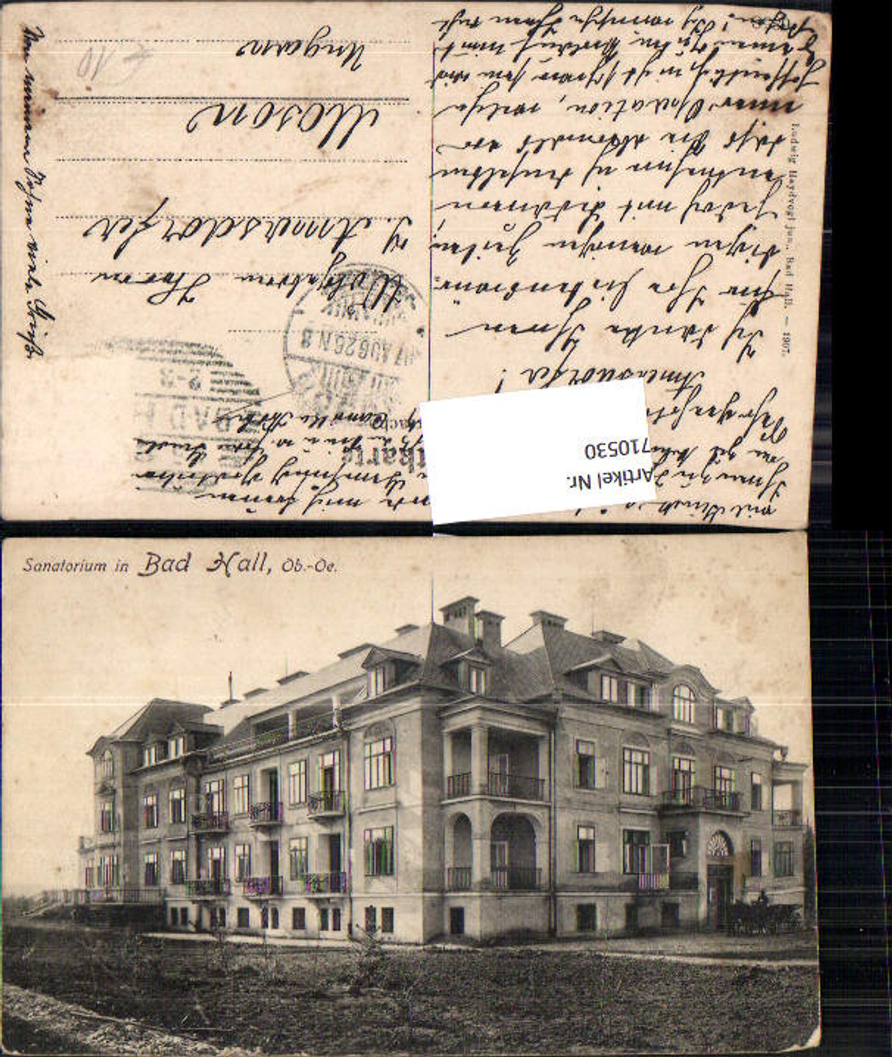 710530 Bad Hall Sanatorium Ansicht