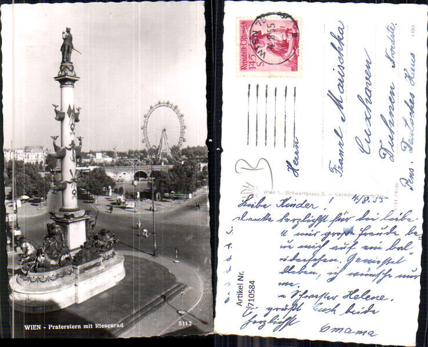 Alte Ansichtskarte – Old Postcard