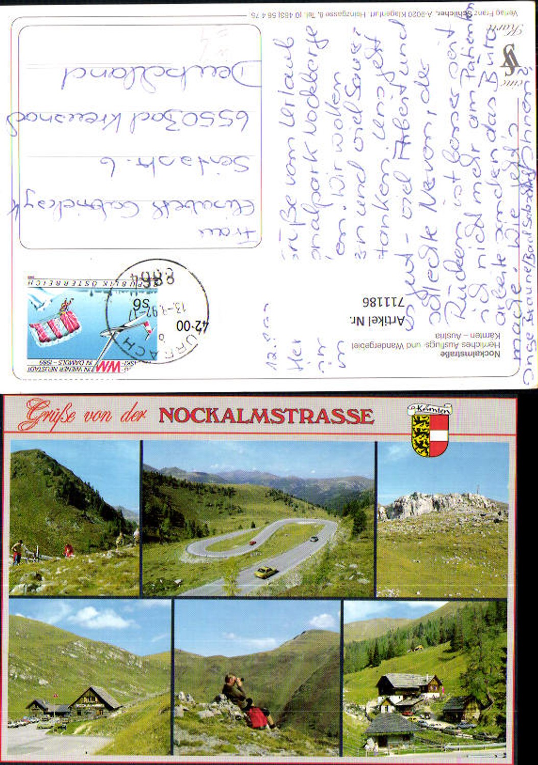 711186 Mehrbild AK Nockalmstrasse Nockalmwirt Innerkrems Krems in Kärnten