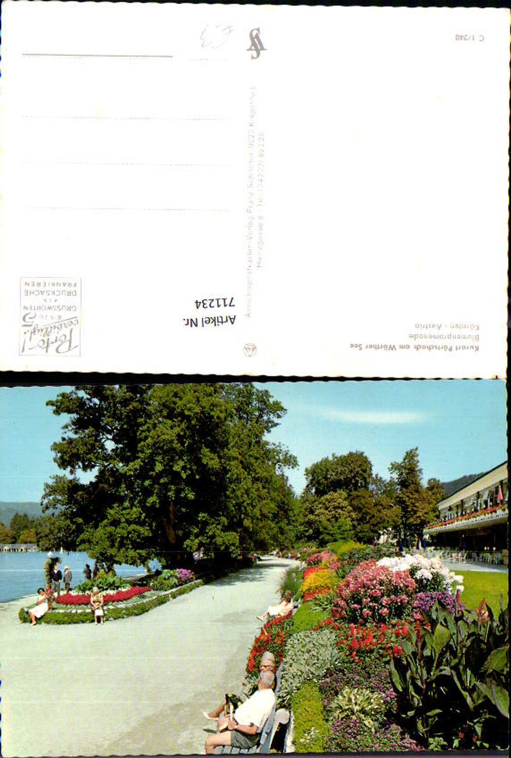 711234 Pörtschach a. Wörthersee Blumenpromenade