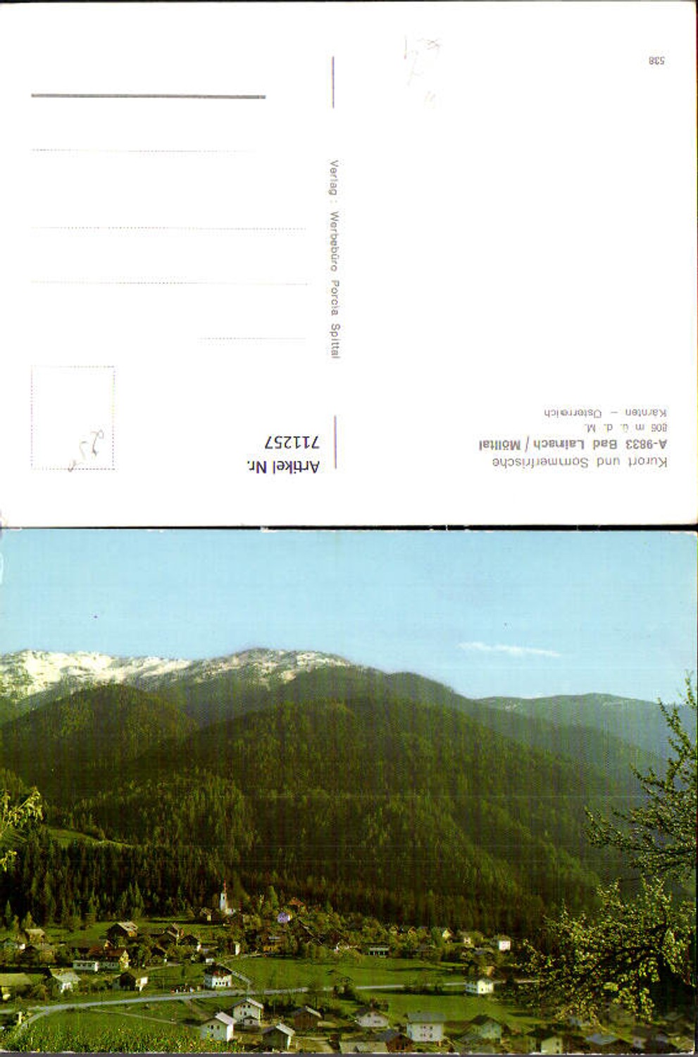 711257 Bad Lainach Mölltal Rangersdorf Ansicht