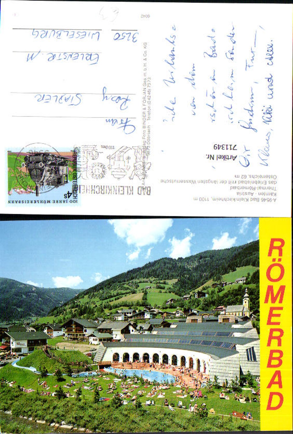 711349 Bad Kleinkirchheim Thermal Römerbad