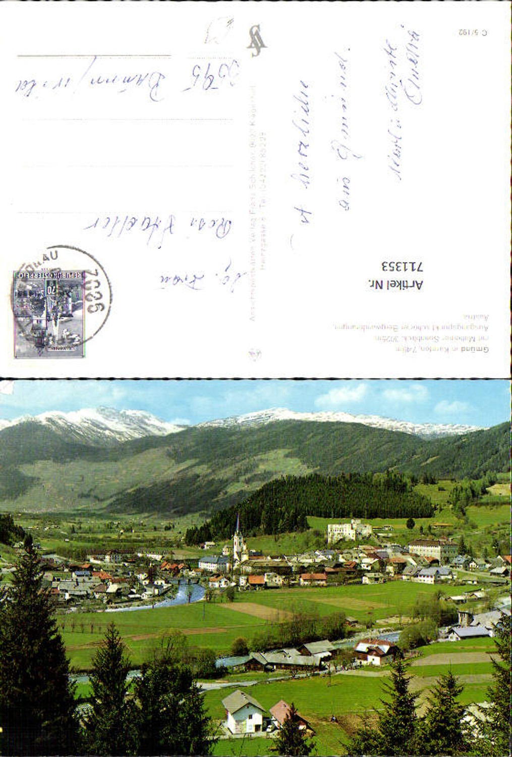 711353 Gmünd in Kärnten mit Malteiner Sonnblick
