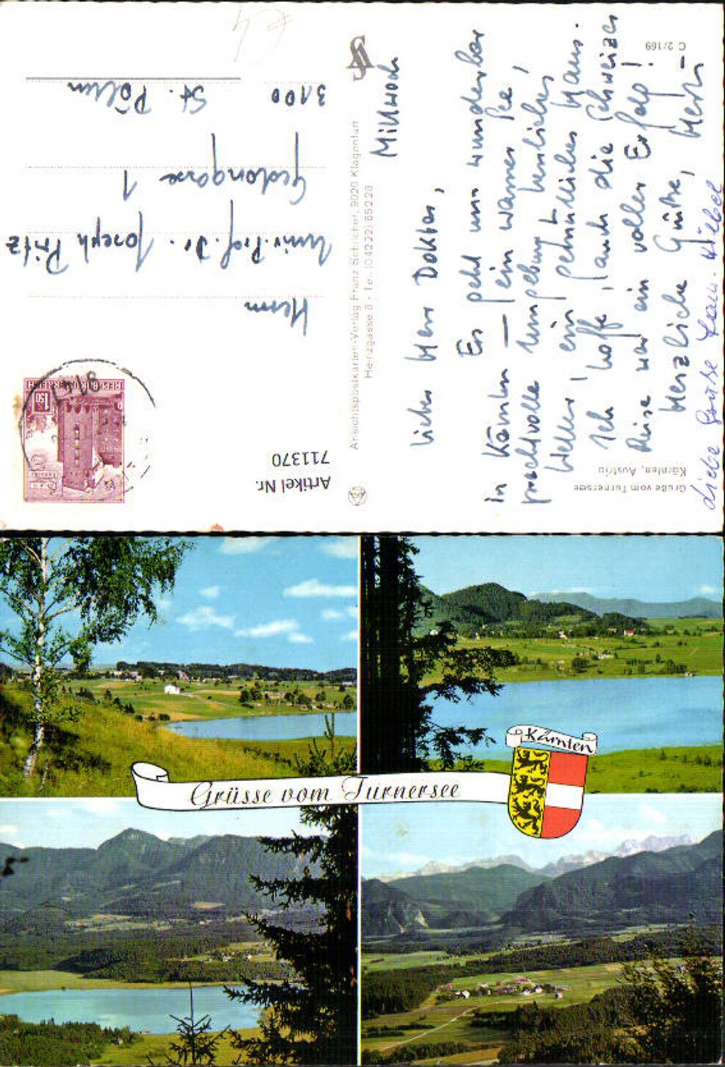 711370 Mehrbild AK Turnersee b. St Kanzian am Klopeinersee