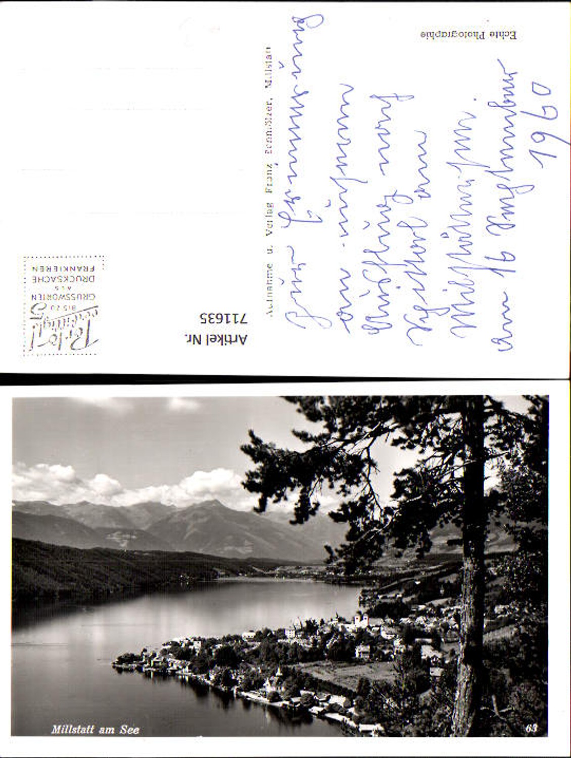 711635 Foto AK Millstatt a. See Ansicht