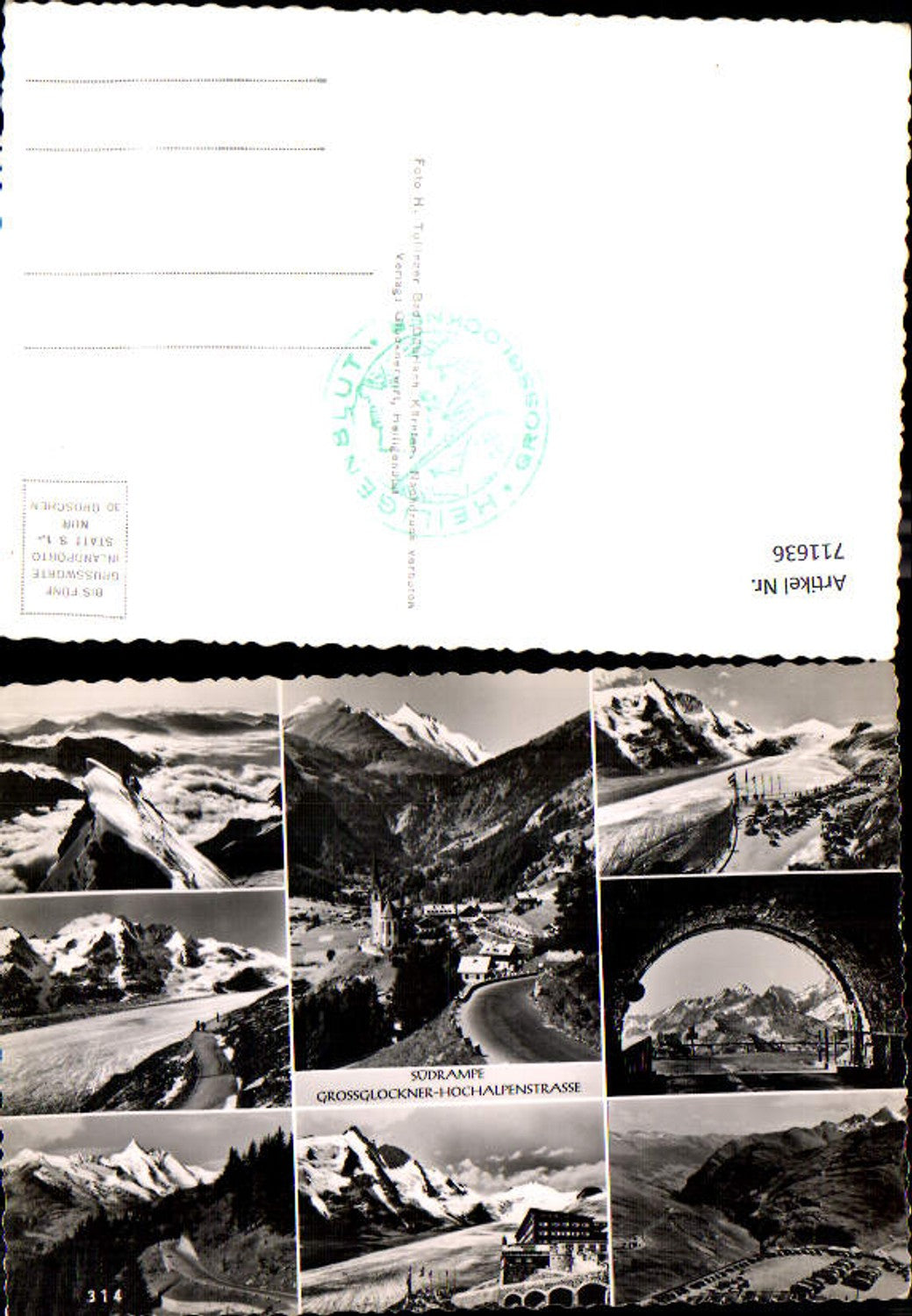 711636 Mehrbild AK Heiligenblut Großglockner Hochalpenstraße Südrampe