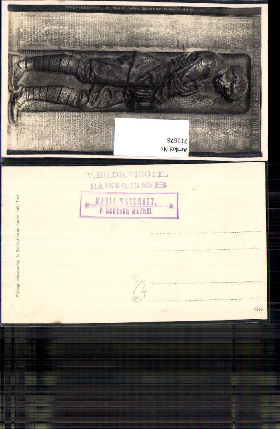 Alte Ansichtskarte – Old Postcard