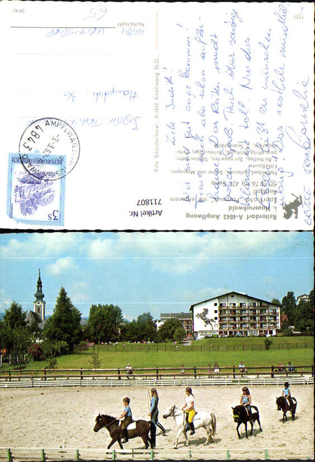 711807 Ampflwang i. Hausruckwald Riding village Horse riding