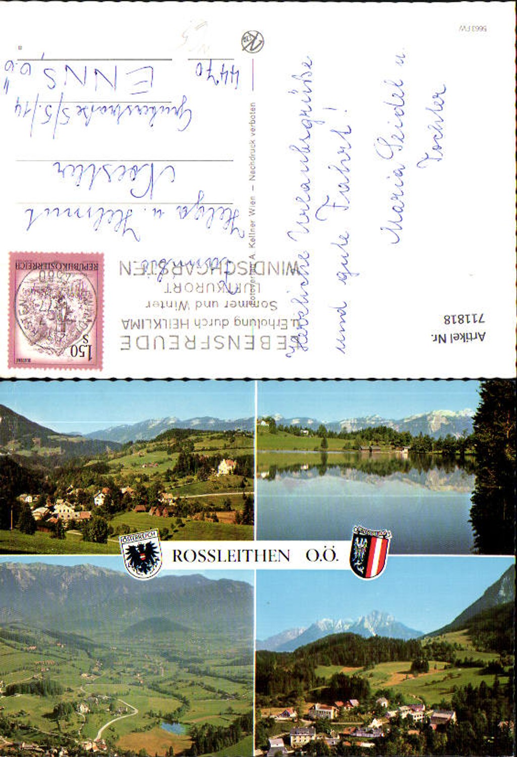 711818 Mehrbild AK Rossleithen Windischgarsten Ansichten