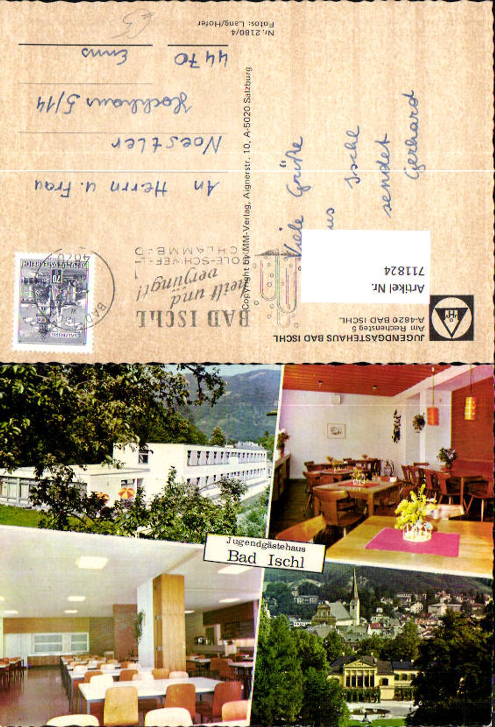 711824 Mehrbild AK Bad Ischl Jugendgästehaus Kaiservilla