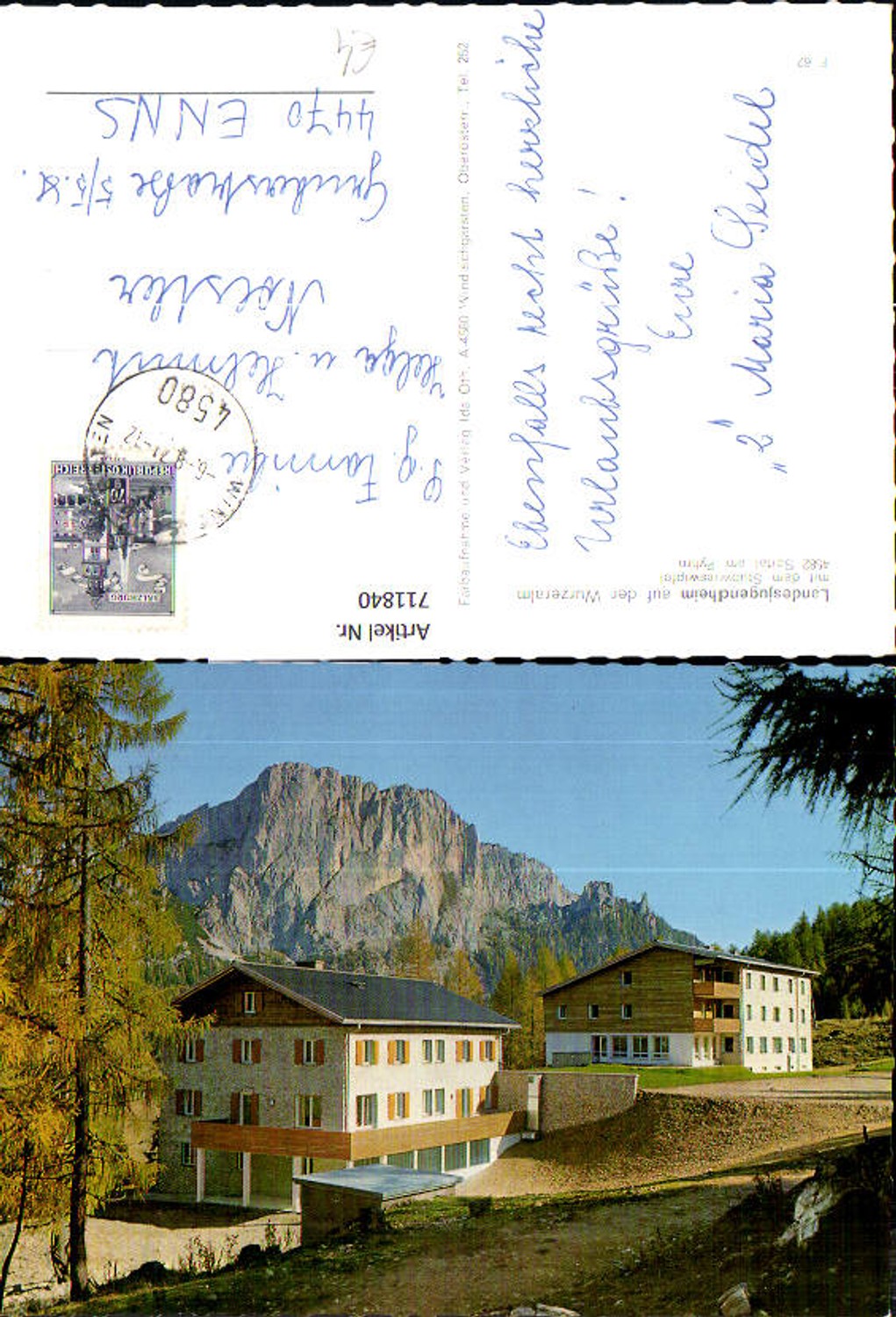 711840 Spital a. Pyhrn Landesjugendheim a. d. Wurzeralm