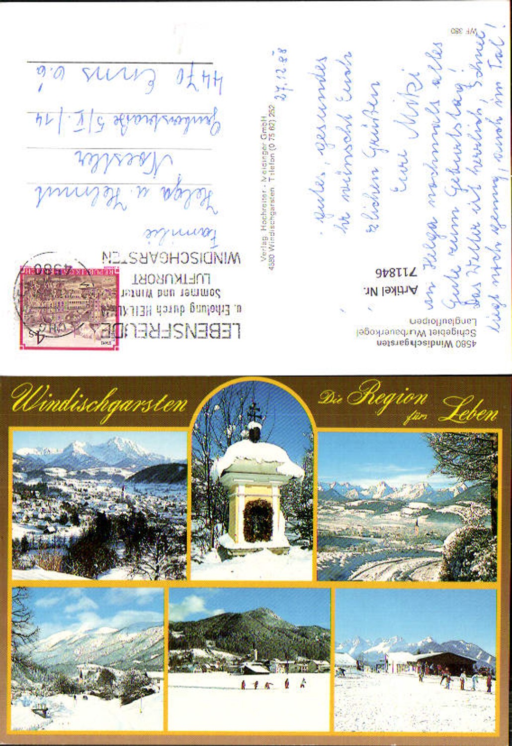 711846 Mehrbild AK Windischgarsten Wurbauerkogel Wintersport