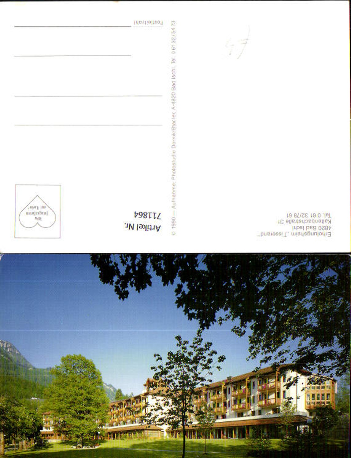 711864 Mehrbild AK Bad Ischl Erholungsheim Tisserand Ansicht
