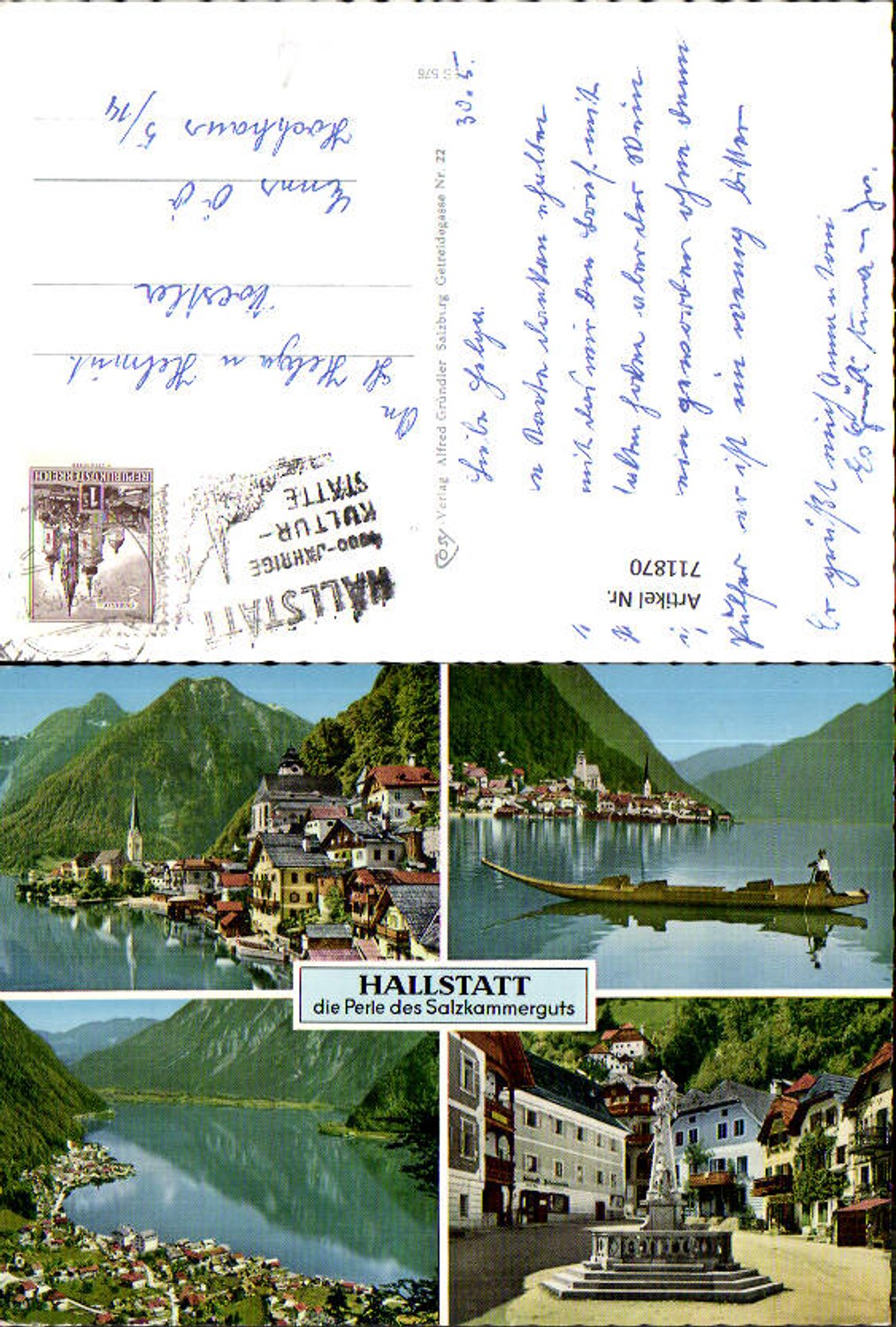 711870 Mehrbild AK Hallstatt Salzkammergut Zille Ansichten