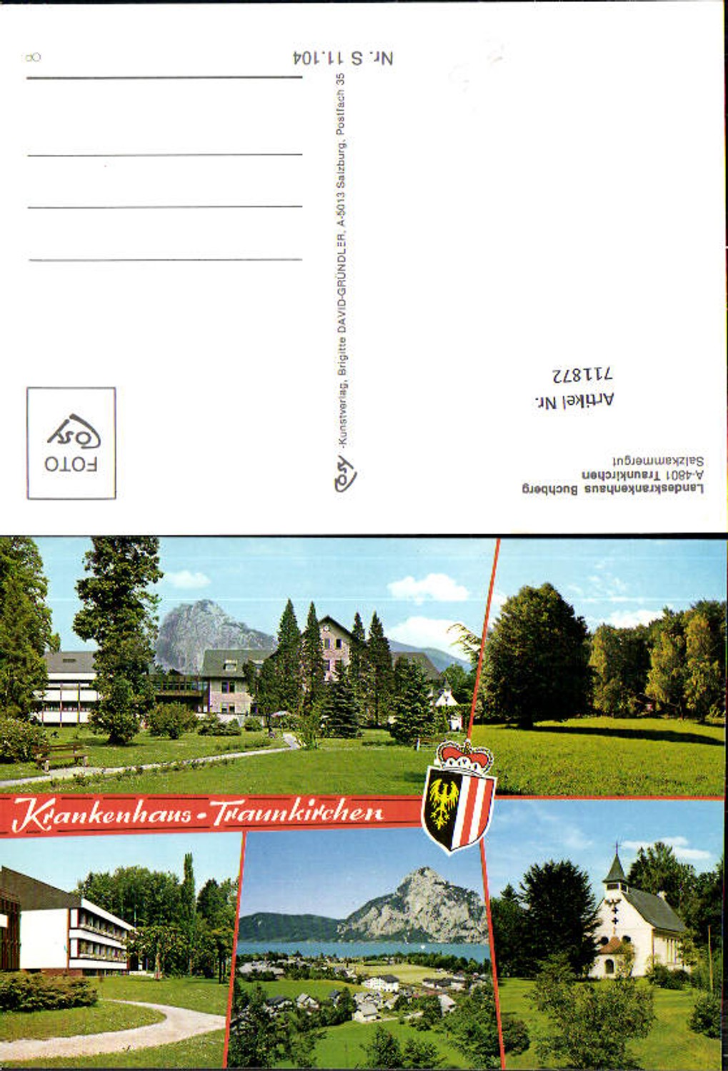 711872 Mehrbild AK Traunkirchen Landeskrankenhaus Buchberg