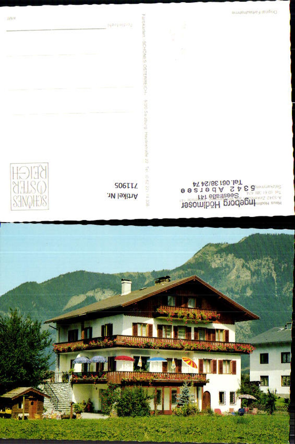711905 Zinkenbach a. Wolfgangsee Haus Hödlmoser Sankt Gilgen Strobl