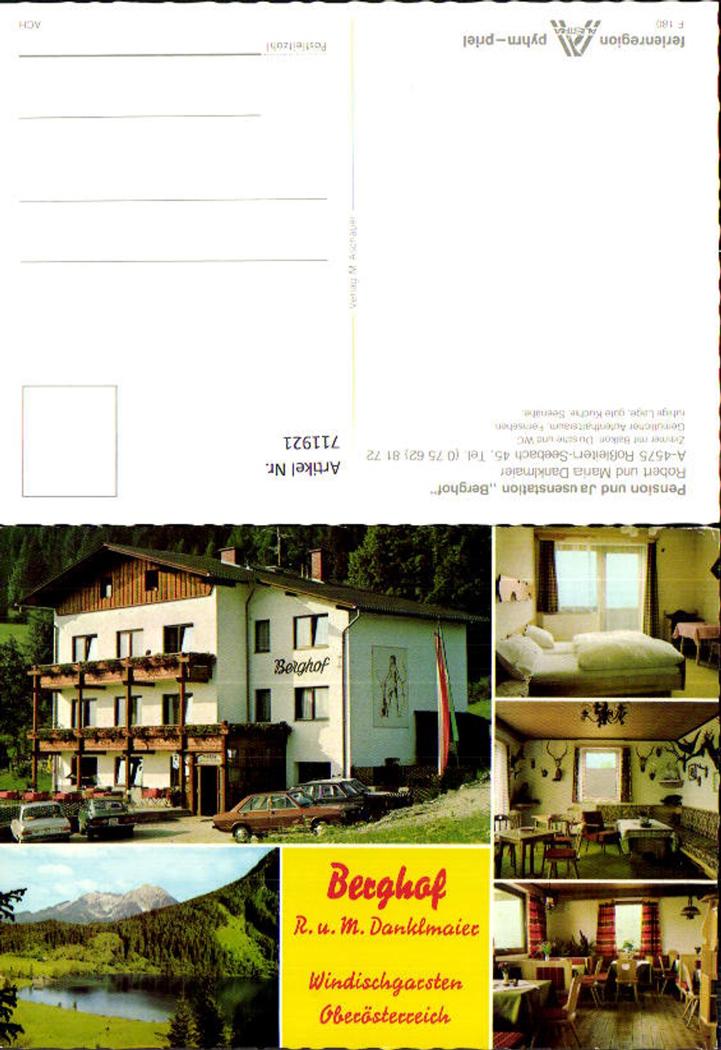 711921 Multi-image AK Windischgarsten Roßleiten Seebach Pension Jausenstation Berghof