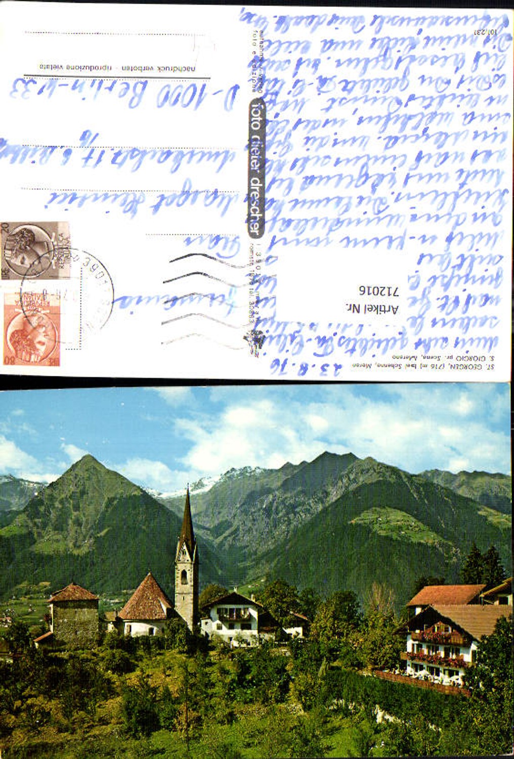 Alte Ansichtskarte – Old Postcard
