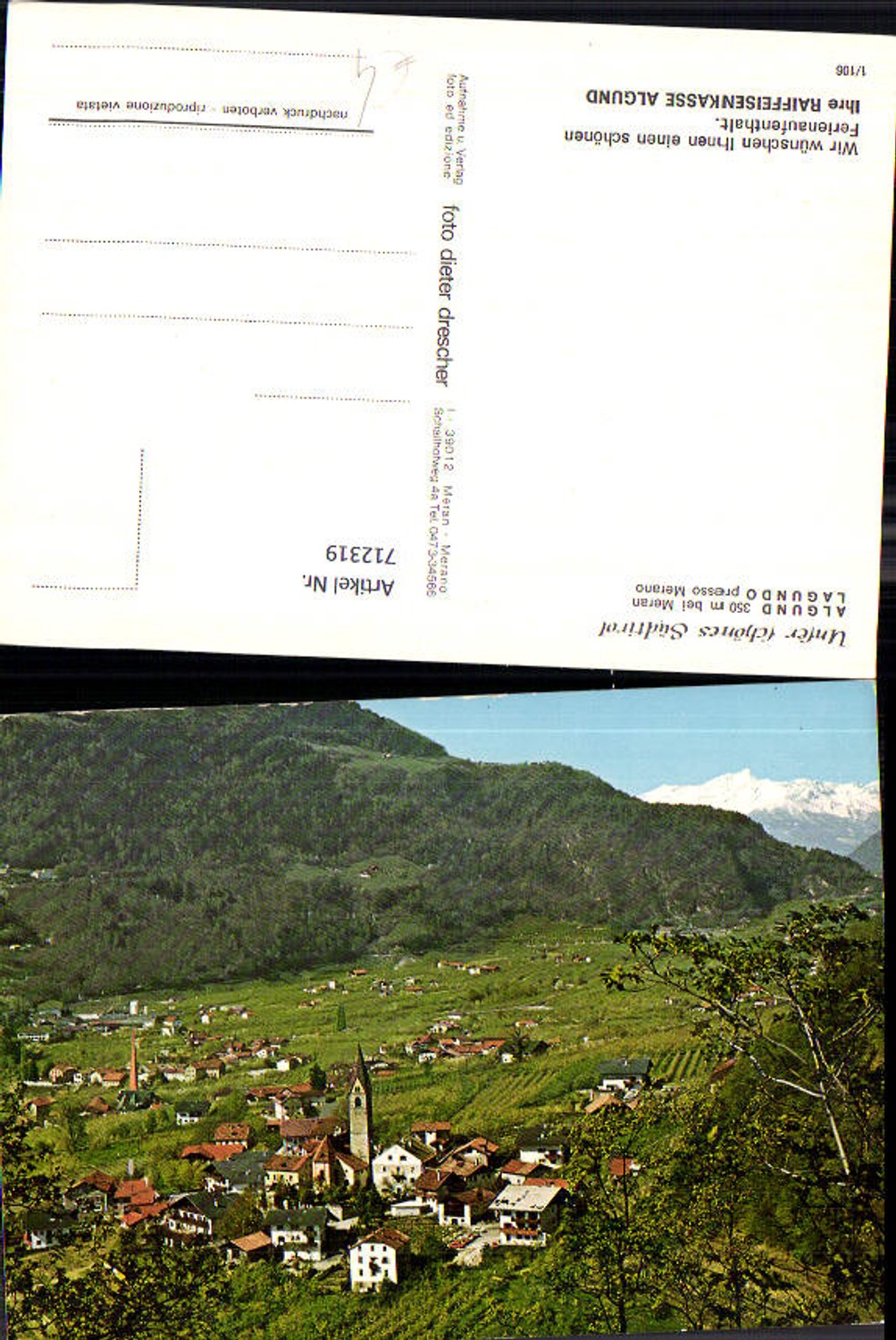 Alte Ansichtskarte – Old Postcard