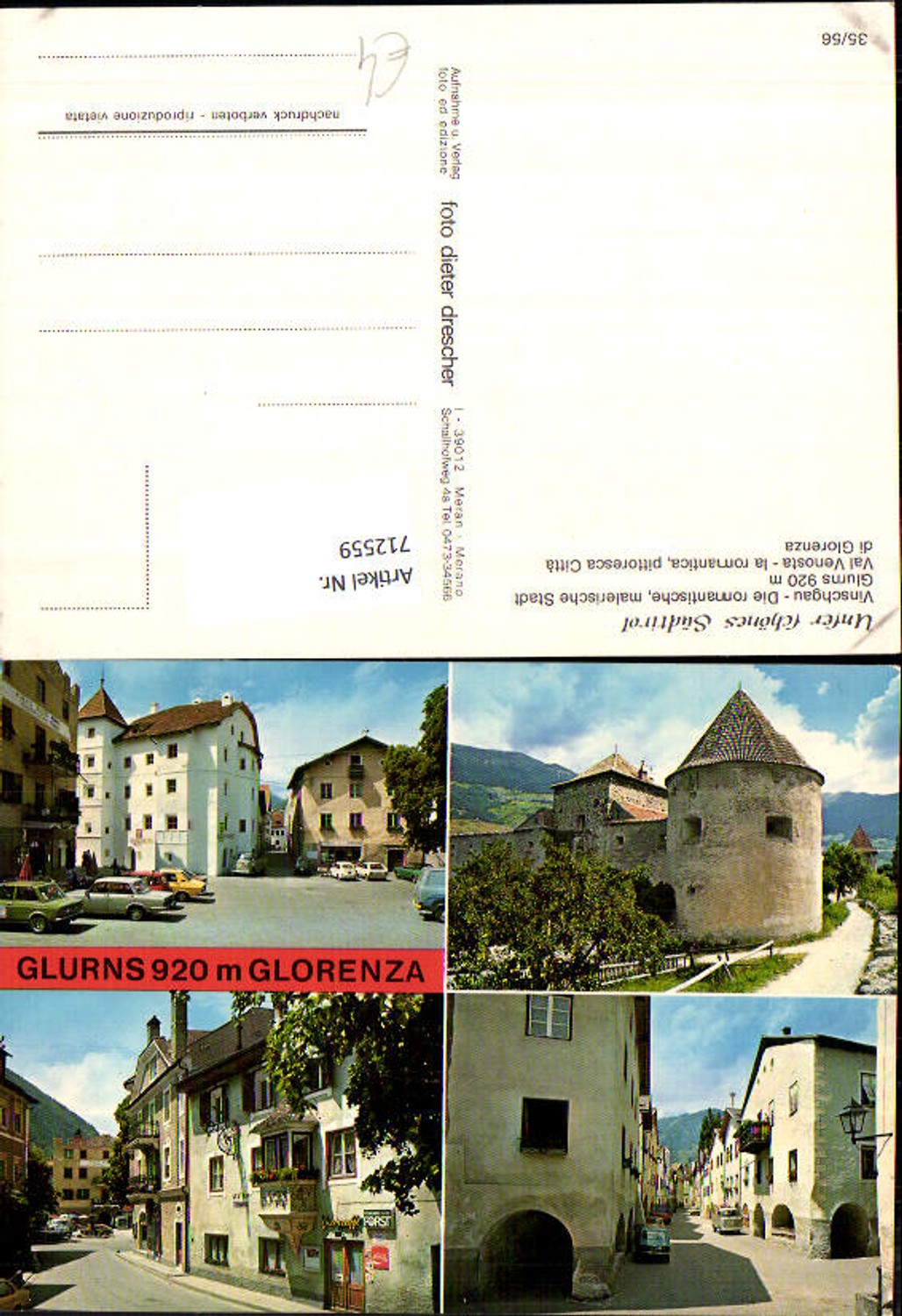 Alte Ansichtskarte – Old Postcard
